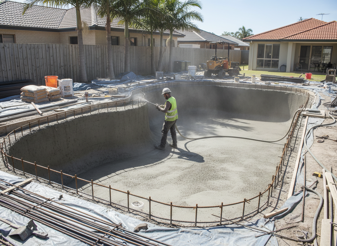Concrete Pool Construction in Brisbane, QLD