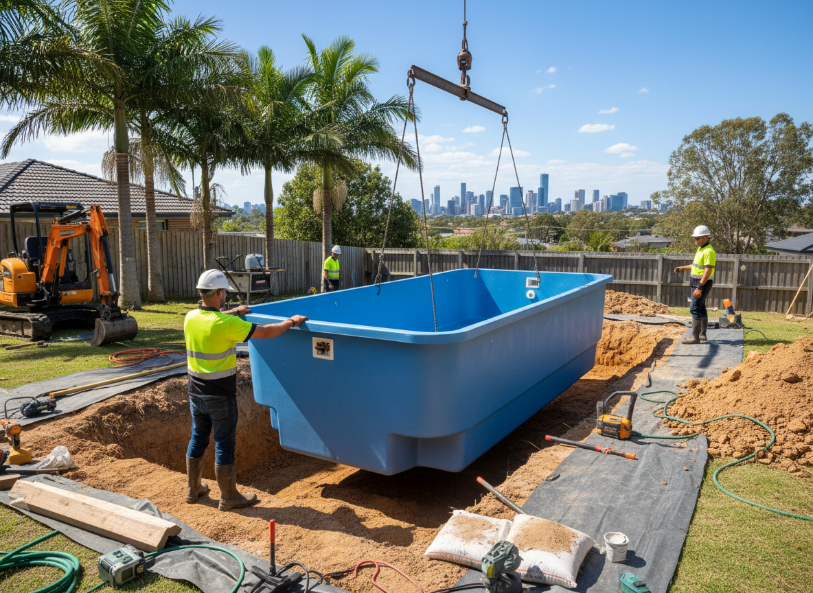 Swimming Pool Installation in Brisbane, QLD
